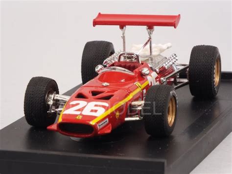 Brumm Ferrari 312 F1 26 Winner Gp France 1968 Jacky Ickx 143 Scale
