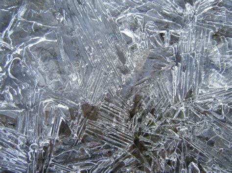 Ice Crystals Stock Image Image Of Winter Geometry Structure 53492261
