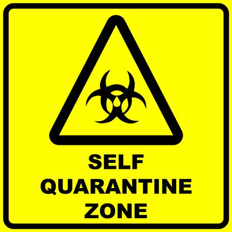 Corflute Self Quarantine Signs • Newprint Hrg Print And Sign Solutions