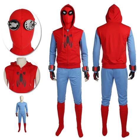 Spider Man Homemade Suits Classic Homecoming Spider Man Cosplay Costum