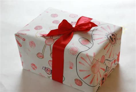 Handmade birthday gifts with paper. Make Handmade Wrapping Paper with Foam Stickers