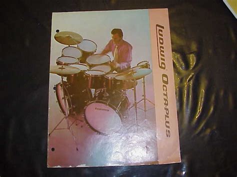 Vintage 1970 Ludwig Octa Plus Octaplus Drum Set Drums Catalog Brochure
