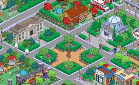Springfield Tapped Out Springfield Simpsons The Simpsons