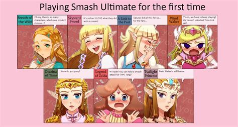 Smash Ultimate Zeldas Response Know Your Meme Legend Of Zelda