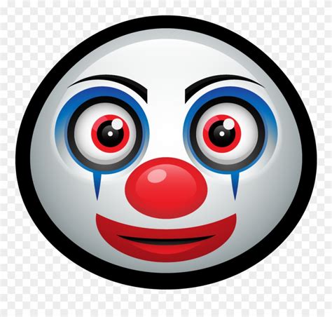 Transparent Background Clown Emoji Png Emoji Blushing Smiley