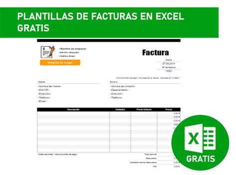 Plantillas De Facturas Para Descargar Gratis En Excel 2022