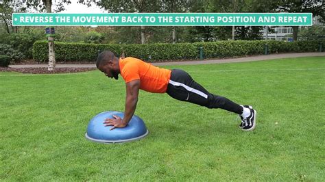 How To Do Bosu Ball High Low Plank Exercise Demo Youtube