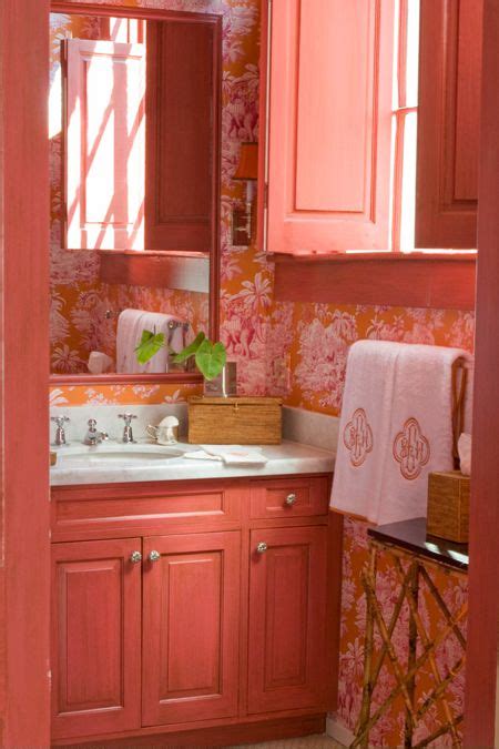 Orange is a bright and cheerful color to use in a primary bedroom design. 15 Orange Bathroom Ideas