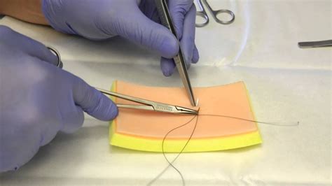 How To Surgical Suture Youtube