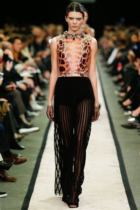 Kendall Jenner Walks The Givenchy Fall 2014 Fashion Show Continues