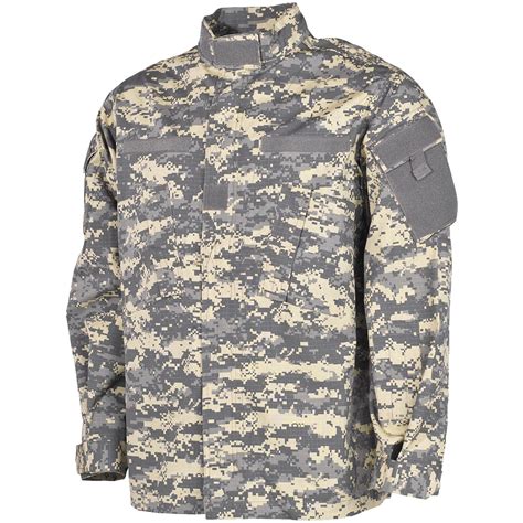 Mfh Mens Acu Ripstop Uniform Shirt Us Army Combat Field Jacket Acu
