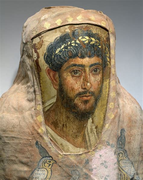 Fayum Mummy Portrait Almost Look Like The Portraits On The Walls Of The