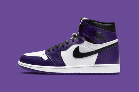 √99以上 Nike Air Jordan 1 Retro High Court Purple White Sneakers 209505