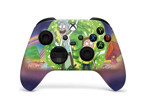 Rick And Morty Xbox Series X Controller Skin Wrapime
