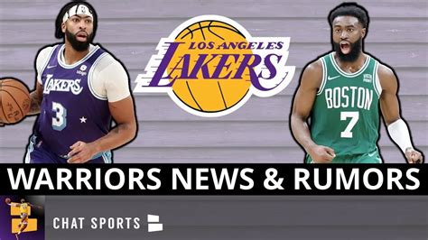 Lakers Trade Rumors Anonymous Nba Executive On Trading Anthony Davis For Jaylen Brown Marcus Smart