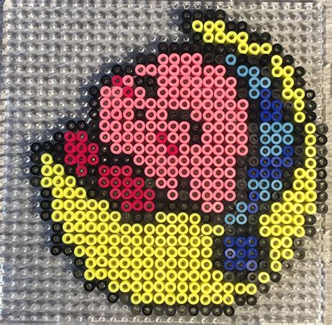 Pixel Art De Kirby Qui Dort Pixel Art Pattern Perler Bead Patterns