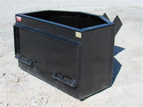 58 Cubic Yard Concrete Dispensing Bucket Attachment Fits Skid Steer
