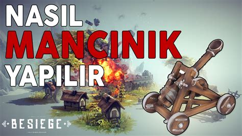Araplar mancınık kuran veya kullanan kişiye cânik, mancınık uzmanlarına mancınîkî, mancınıkla atılan taşa cünuk derler. Let's Play - Besiege - Mancınık Nasıl Yapılır - YouTube