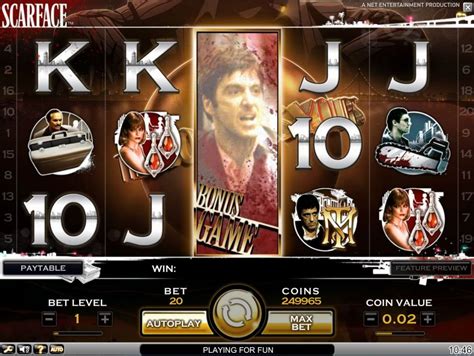 Say Hello To The Scarface Slot Machine