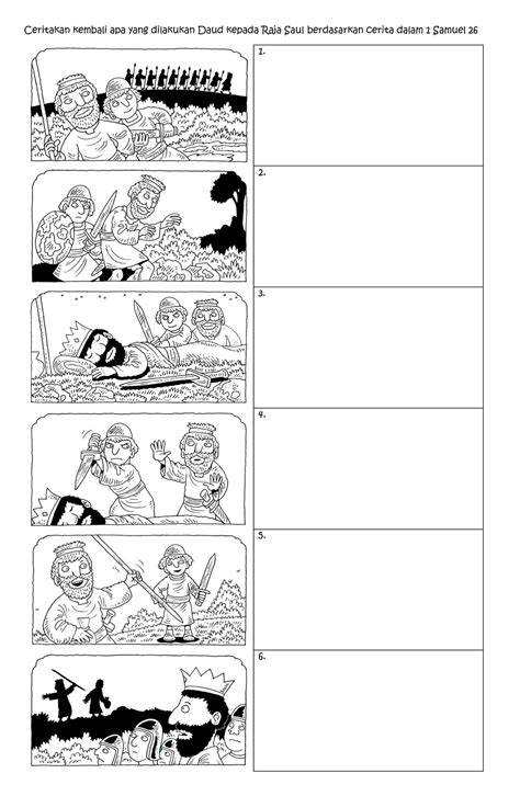 Sekolah Minggu Kreatif: Jangan membalas jahat dengan jahat (1 Samuel 26