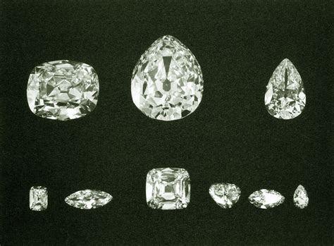 Photograph showing two models (replicas) of the original stone. The Queen's Jewellery: Cullinan III & IV brooch • The ...