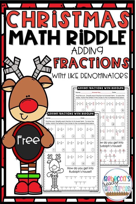 Freebie Motivate Your Students To Add Fractions With Like Denominators