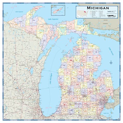 Exploring Michigans Counties A Comprehensive Guide To The County Map