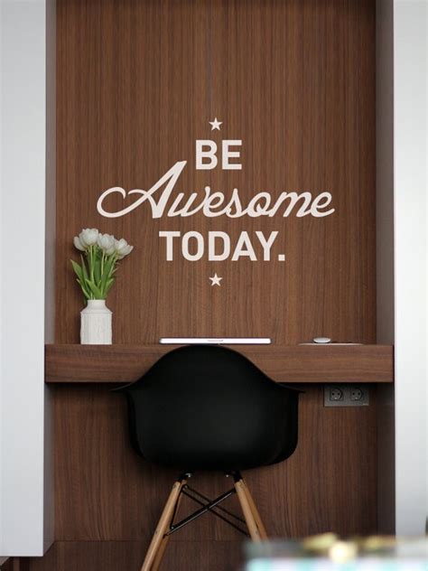Items Similar To Awesome Be Awesome Today Vinyl Decal On Etsy