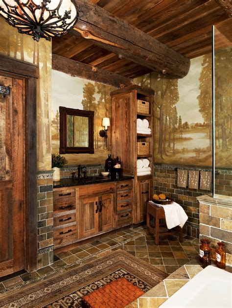 Want to shop bathroom vanities nearby? wood vanity top powder room transitional with rustic ...