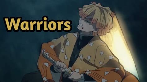 Kimetsu No Yaiba Demon Slayer Amv Warriors Youtube