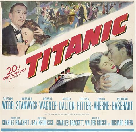Titanic 1953 Filmaffinity Carteles De Cine Carteles Peliculas