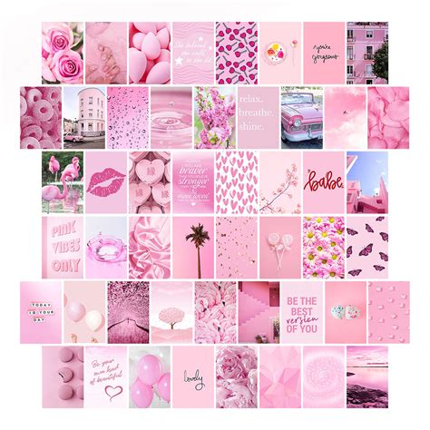 Buy Pink Wall Collage Kit Aesthetic Pictures Collage Kit For Wall