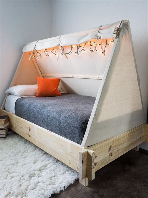 How To Build A Tent Bed Hgtv