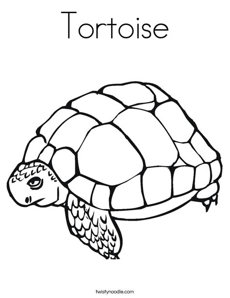 The Tortoise And Hare Coloring Page Coloring Pages