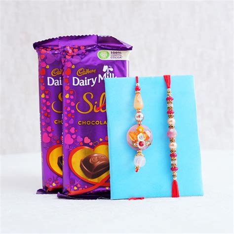 Send Bhaiya Bhabhi Rakhi With Chocolates Online