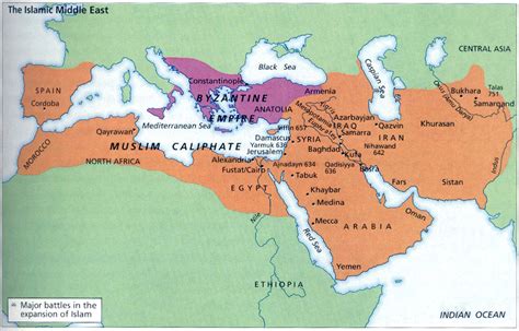 The Islamic Middle East 636 751 Ce Mapping Globalization