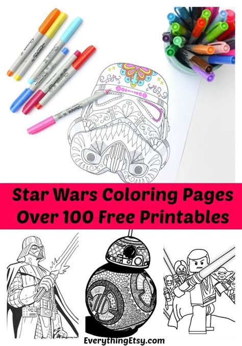 Star wars coloring pages for adults. Printable Coloring Pages for Adults {15 Free Designs ...