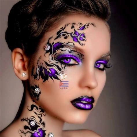 Pin By Keya Davis On OJOS DECORADOS Fantasy Makeup Makeup Purple Eye Makeup