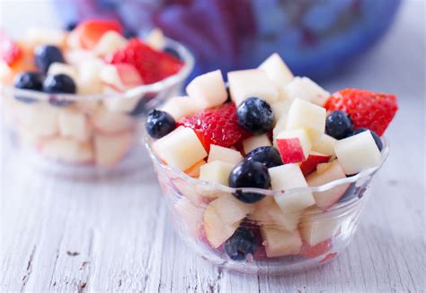 Easy Red White and Blue Fruit Salad Recipe