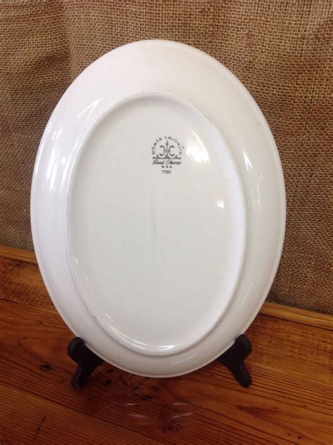 Vintage Homer Laughlin Oval Platter Etsy