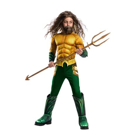 Childrens Official Aquaman Deluxe Costume