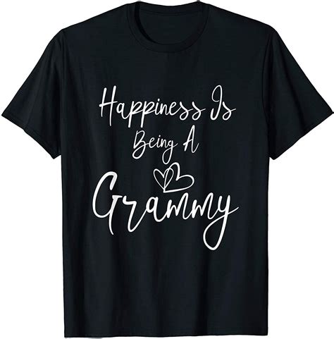 Happiness Is Being A Grammy Shirt New Grandma To Be T Shirt Happiness Is Being A Grammy