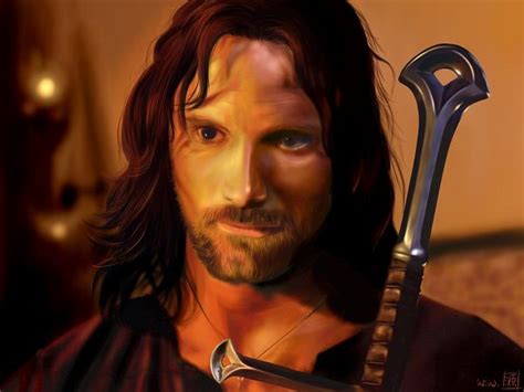Aragorn Ii Elessar Telcontar The Lord Of The Rings Wallpaper By