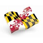Maryland Flag Icon Glossy State Wave Px