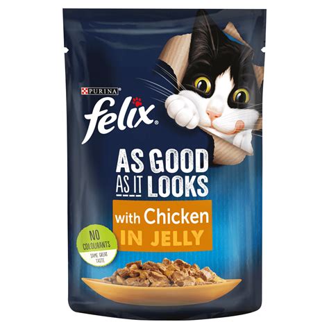 Felix As Good As It Looks Chicken In Jelly Wet Cat Foodpng