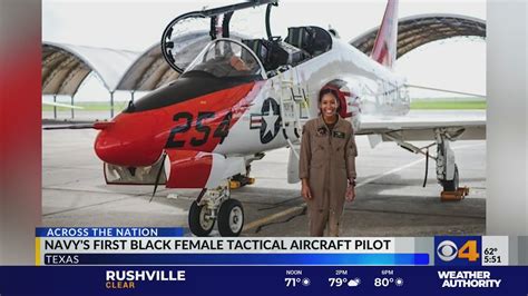 Navys First Black Female Tactical Aircraft Pilot Youtube