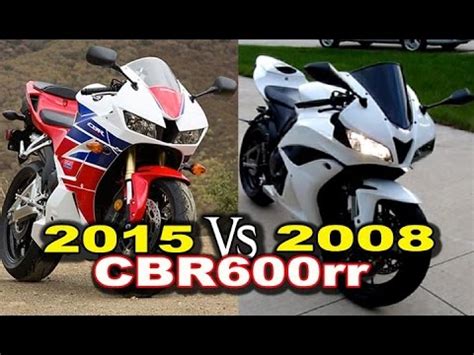 Review of the 2008 honda cbr600rr supersport motorcycle. 2015 vs 2008 Honda CBR600rr Review - YouTube