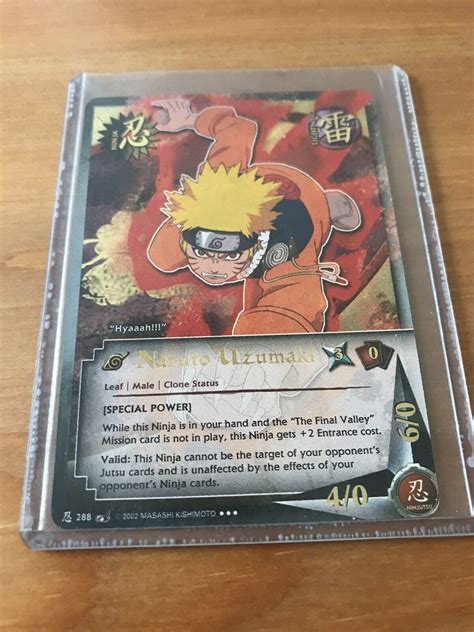 Mavin Naruto Ccg Naruto Uzumaki Special Power Card 288 2002