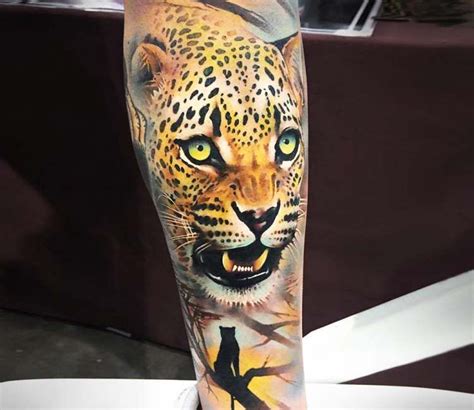 Leopard Tattoo By Khail Tattooer Post 21662 Leopard Tattoos