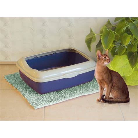 Goa Basic Open Top Cat Litter Box With Rim